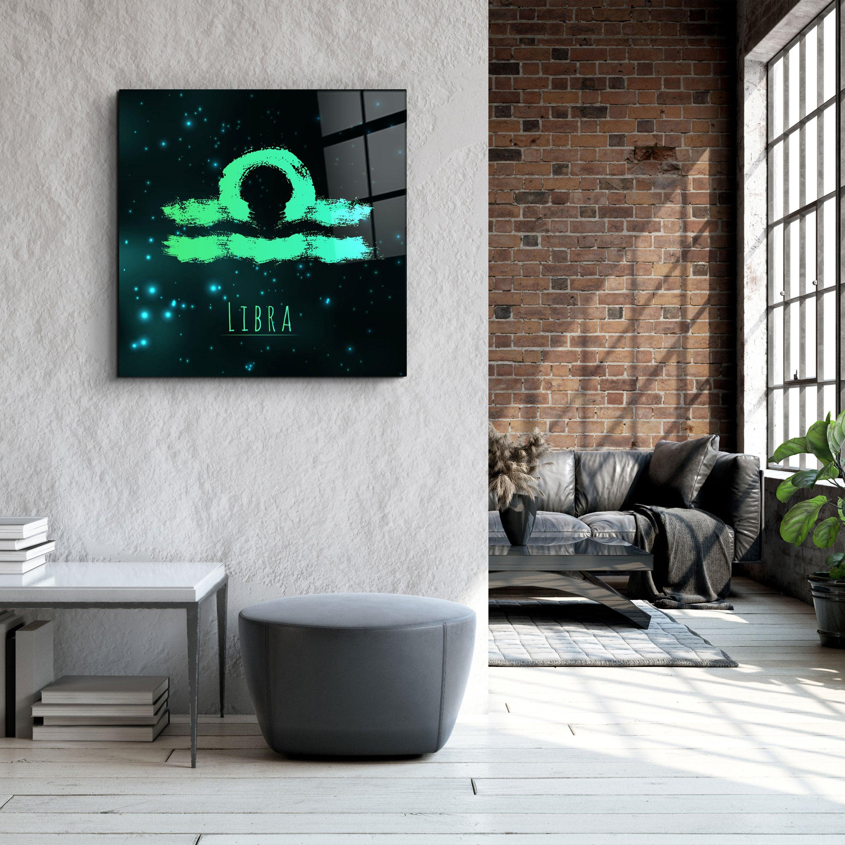 ."Zodiac V2 - Libra". Glass Wall Art - ArtDesigna Glass Printing Wall Art