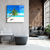 ・"Palm Tree"・Glass Wall Art - ArtDesigna Glass Printing Wall Art