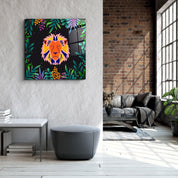 ・"Animal Republic-Lion"・Designers Collection Glass Wall Art - ArtDesigna Glass Printing Wall Art