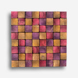 Smoked Pink Wall Sculpture | Premium Wood Handmade Wall Sculpture