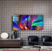 ・"Colorized - Duo"・Glass Wall Art - ArtDesigna Glass Printing Wall Art