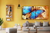 ・"Butterfly - Duo"・Glass Wall Art - ArtDesigna Glass Printing Wall Art