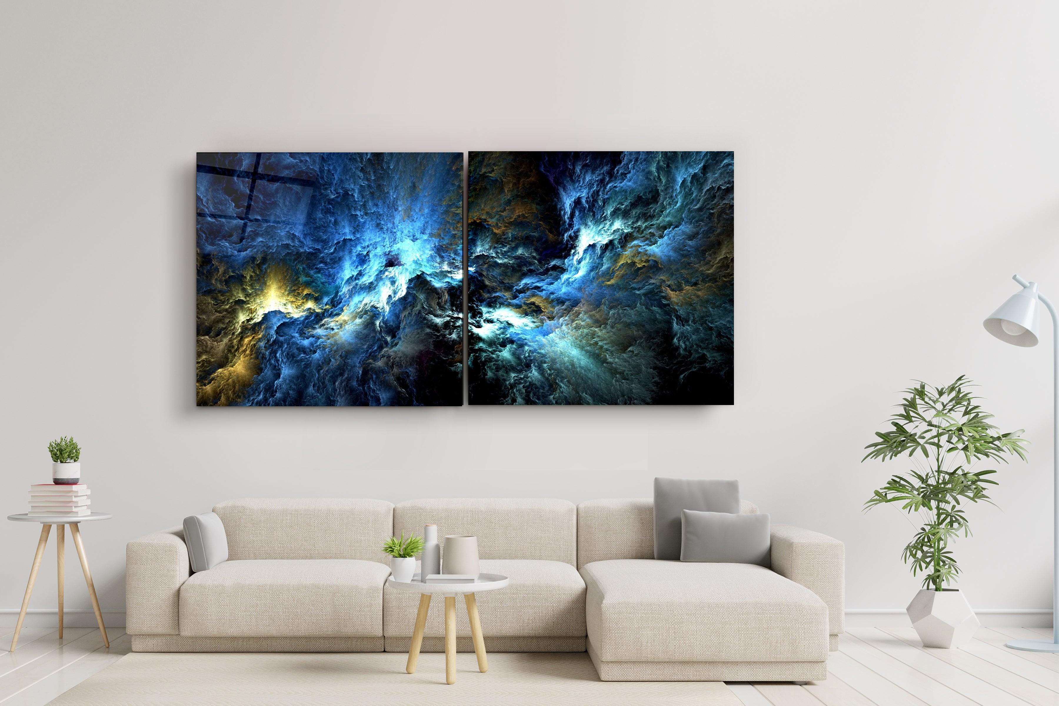 ・"Myth of The Sky - Duo"・Glass Wall Art - ArtDesigna Glass Printing Wall Art