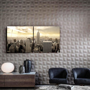 ・"NYC - Duo"・Glass Wall Art - ArtDesigna Glass Printing Wall Art