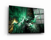 Myth of The Sky Green Version | Glass Wall Art - ArtDesigna Glass Printing Wall Art
