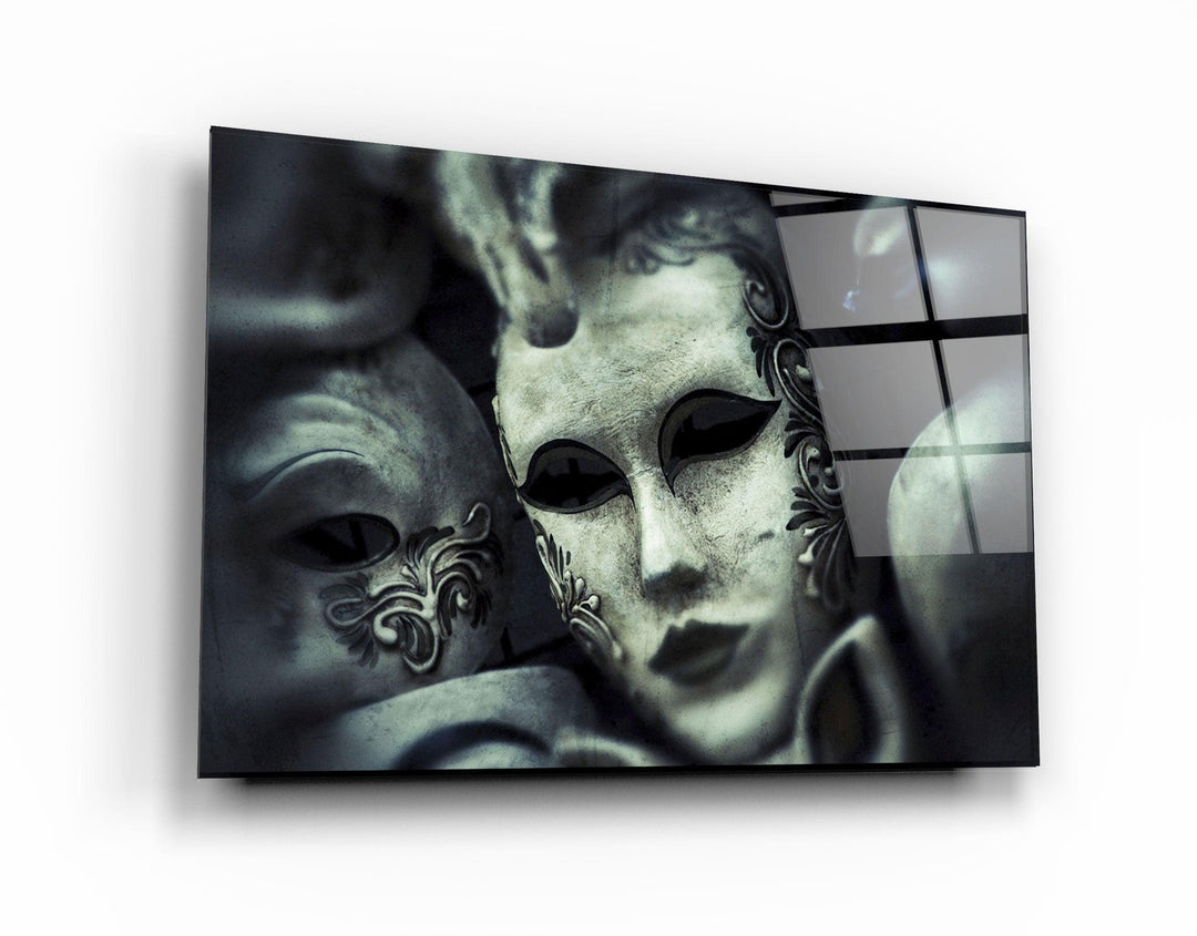 ・"Masquerade Ball"・Glass Wall Art - ArtDesigna Glass Printing Wall Art