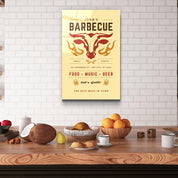 ."Barbecue Custom Printing". Glass Printing Poster - ArtDesigna Glass Printing Wall Art