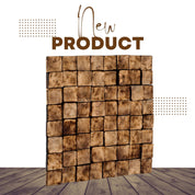 Smoked Brown Wall Sculpture | Premium Wood Handmade Wall Sculpture - ArtDesigna Glass Printing Wall Art