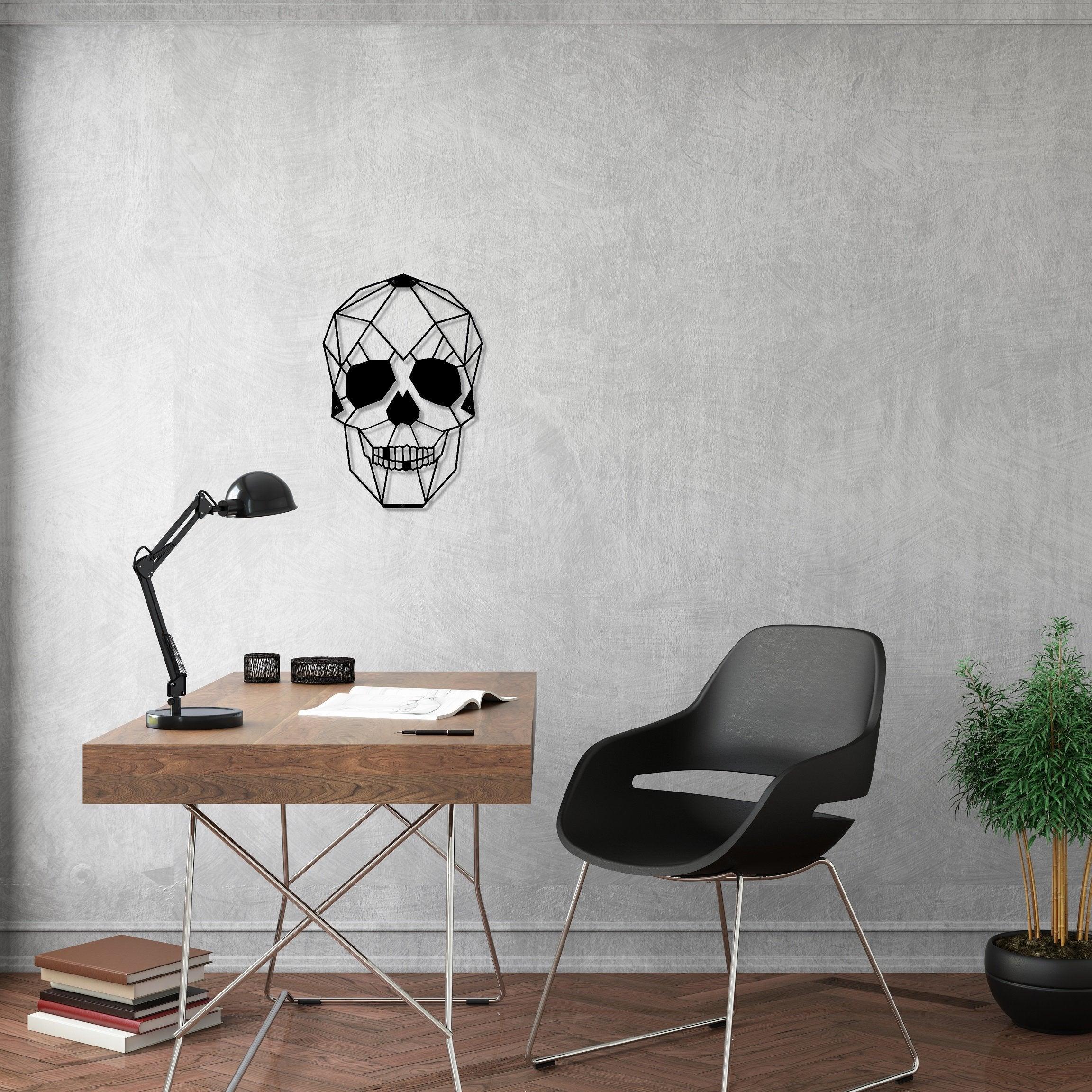 ・"Skull"・Premium Metal Wall Art - Limited Edition - ArtDesigna Glass Printing Wall Art