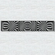 ・"Spiral Trio"・Premium Metal Wall Art - Limited Edition - ArtDesigna Glass Printing Wall Art