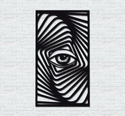 ・"Zebra Eye"・Premium Metal Wall Art - Limited Edition - ArtDesigna Glass Printing Wall Art