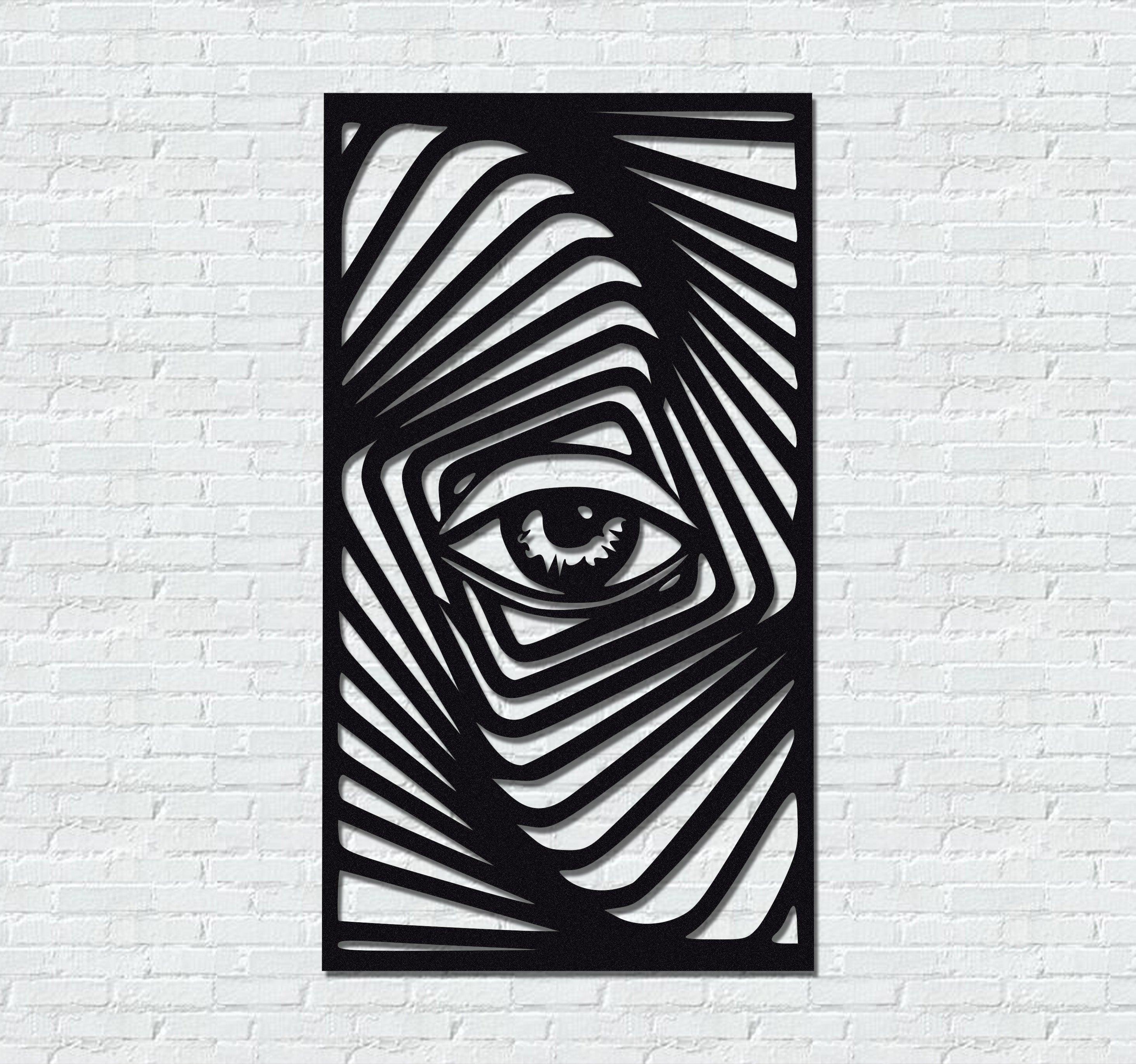 ・"Zebra Eye"・Premium Metal Wall Art - Limited Edition - ArtDesigna Glass Printing Wall Art