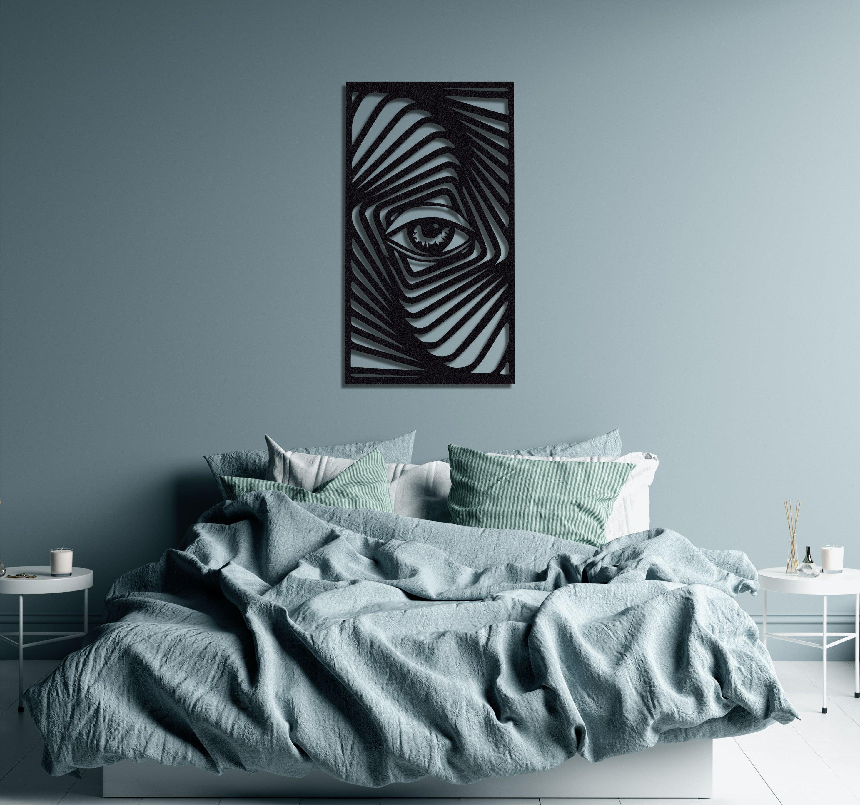 ・"Zebra Eye"・Premium Metal Wall Art - Limited Edition - ArtDesigna Glass Printing Wall Art