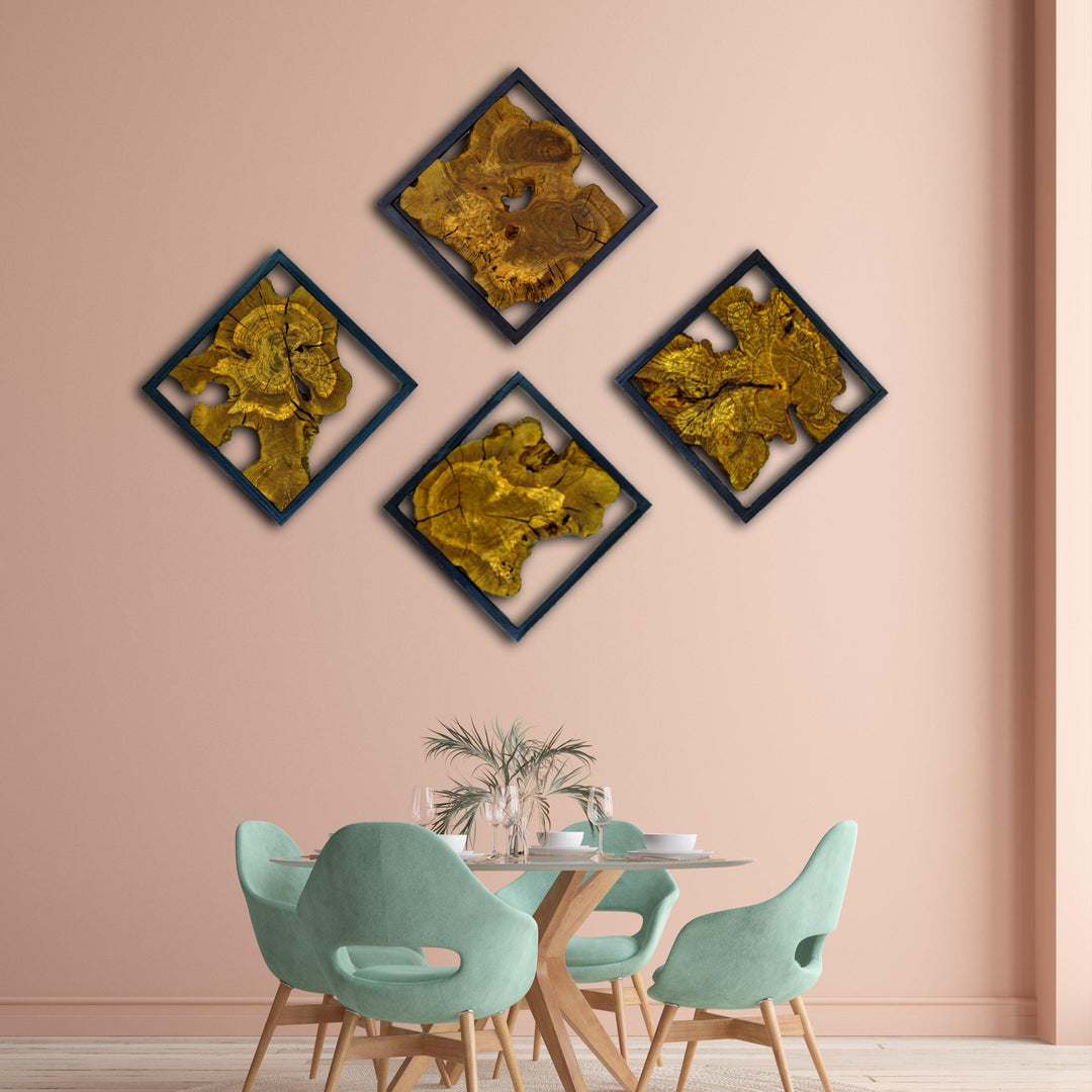 ・ "Olive Tree Slices"・Premium Wood Wall Art- Limited Edition - ArtDesigna Glass Printing Wall Art